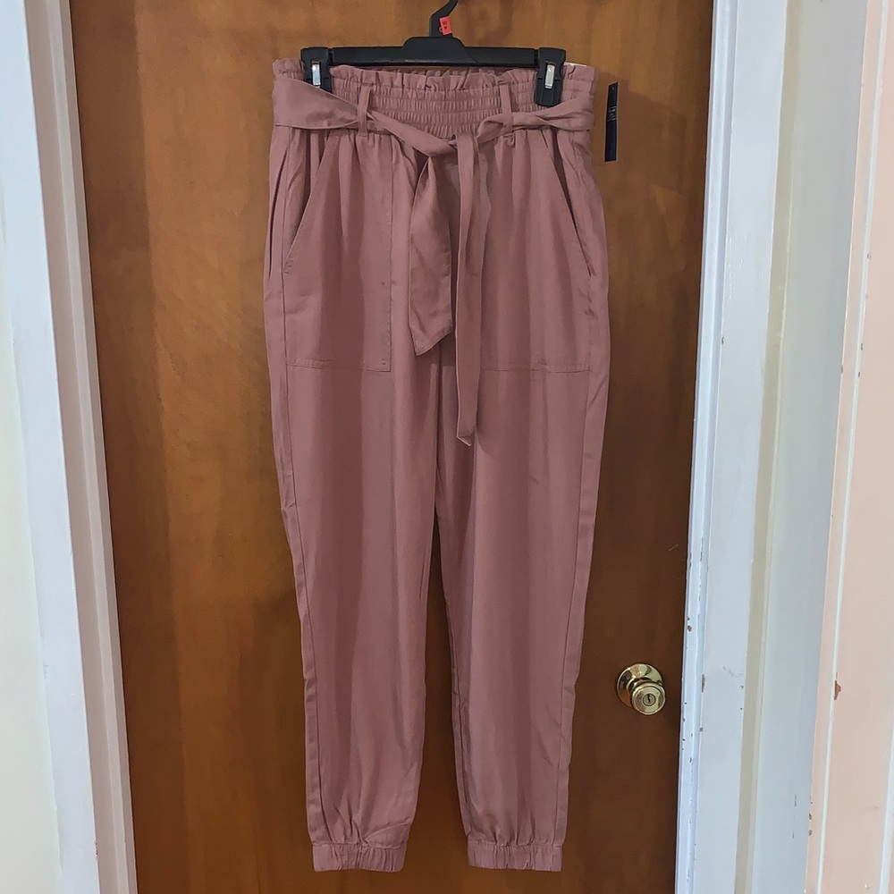 Abercrombie Cargo Style Belted Pants - Pink/Red